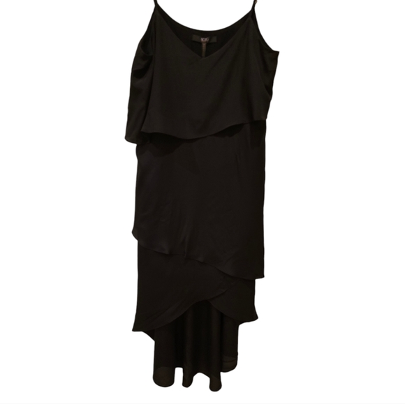 NWT BCBG Paris Tiered High Low Dress. Size Medium - Picture 3 of 9